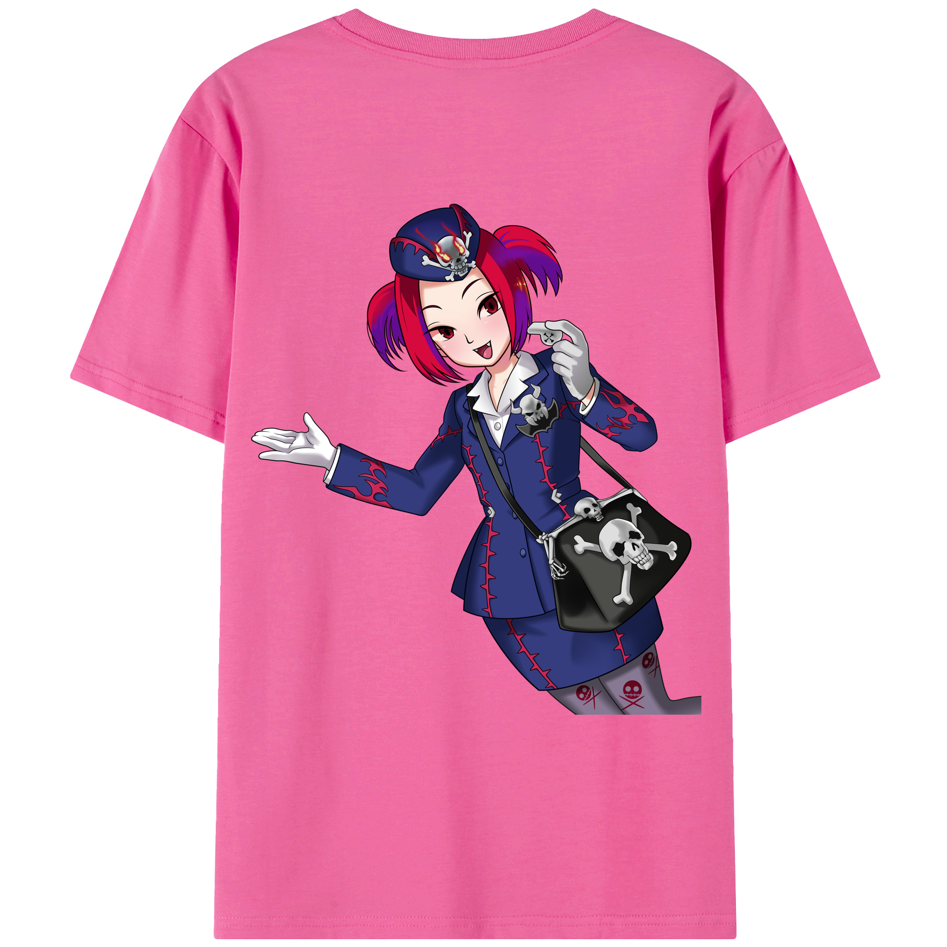 （画像用） 遊☆戯☆王 Yu-Gi-Oh! レディース半袖Tシャツ(バックプリント)